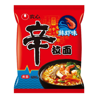 Суп Shin Ramyun Nongshim зі смаком креветок Суп Shin Ramyun Nongshim зі смаком креветок