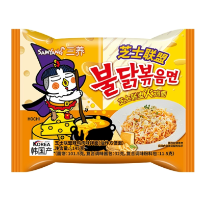 Локшина рамен Buldak 4 Cheese Samyang Локшина рамен Buldak 4 Cheese Samyang