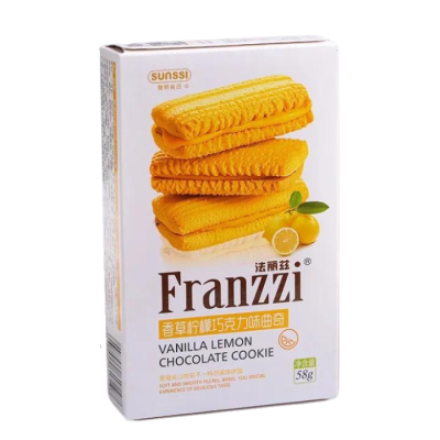 Печиво Franzzi Vanilla Lemon Chocolate Печиво Franzzi Vanilla Lemon Chocolate