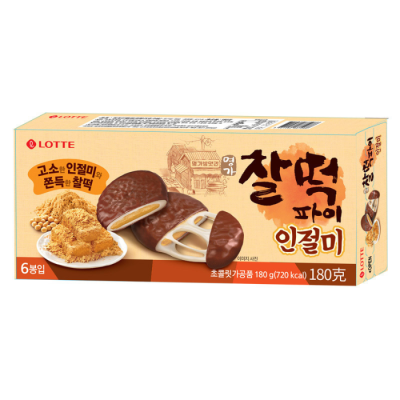 Десерт Chaltteok Soybean Powder Mochi Lotte Десерт Chaltteok Soybean Powder Mochi Lotte