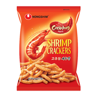 Гострі снеки Nongshim Gochujang Flavor Shrimp Crackers Гострі снеки Nongshim Gochujang Flavor Shrimp Crackers