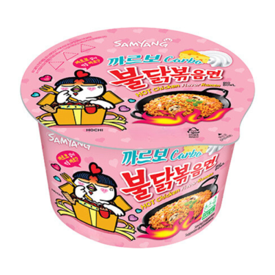 Локшина рамен Buldak Carbonara Samyang Mini Bowl Локшина рамен Buldak Carbonara Samyang Mini Bowl