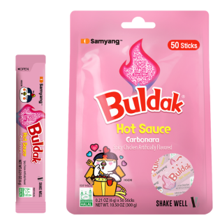 Соус Buldak Carbonara Hot Sauce Samyang (стік 6г)