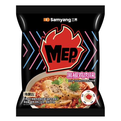 Суп MEP Black Pepper Chicken Ramyeon Samyang Суп MEP Black Pepper Chicken Ramyeon Samyang