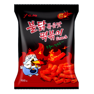 Снеки Buldak Tteokbokki 2x Spicy Yem Снеки Buldak Tteokbokki 2x Spicy Yem