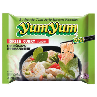Суп зі смаком зеленого каррі YumYum Суп зі смаком зеленого каррі YumYum